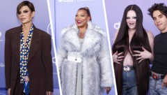 Lisa Rinna kam mit JFK-Krawatte, Queen Latifah Coolness im Wintermantel bei 34 Grad im Schatten ...