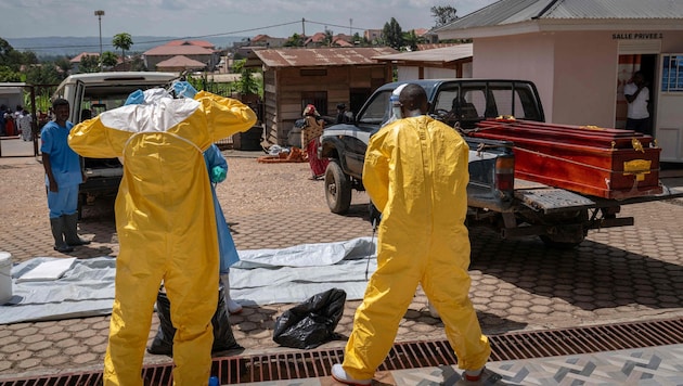 Kampf gegen den Ebola-Ausbruch in Zentralafrika