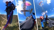 Die 360-Grad-Kamera der Paragleiterin zeichnete alles auf.