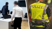 Der Polizist leugnete. Und gestand dann doch. (rechts: Symbolbild)