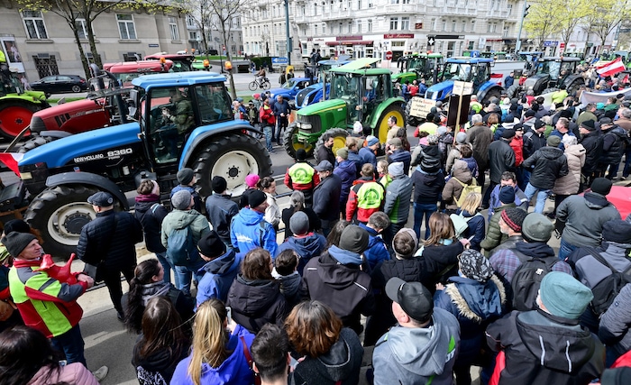 Schon am 1. April gab es eine Demonstration in Wien. Am 28. Mai kommen die Traktoren wieder.