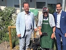 Samariterbund-Chef Andreas Balog und Burgenland-Energie-CEO Stephan Sharma präsentierten am ...