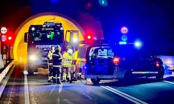 Die Freiwilligen Feuerwehren aus dem Saalachtal waren im Einsatz.