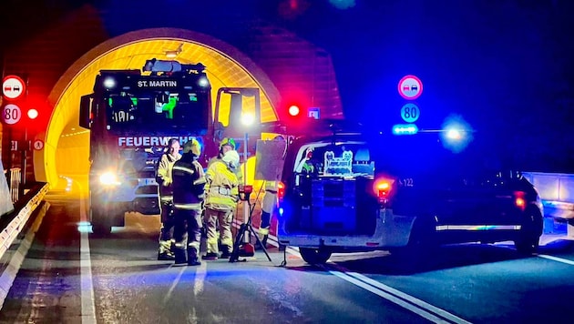 Die Freiwilligen Feuerwehren aus dem Saalachtal waren im Einsatz.