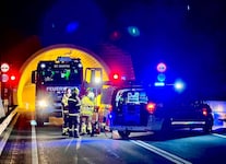 Die Feuerwehr war beim Brand im Achbergtunnel gefordert.