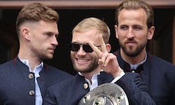 Kleiner Seitenhieb von Konrad Laimer an Joshua Kimmich (links) und Co. 