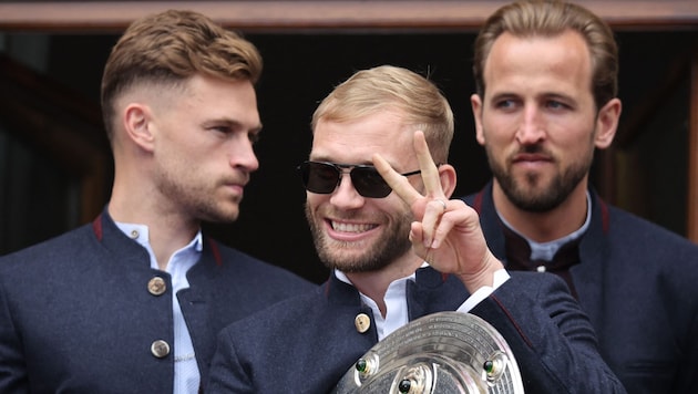 Kleiner Seitenhieb von Konrad Laimer an Joshua Kimmich (links) und Co.
