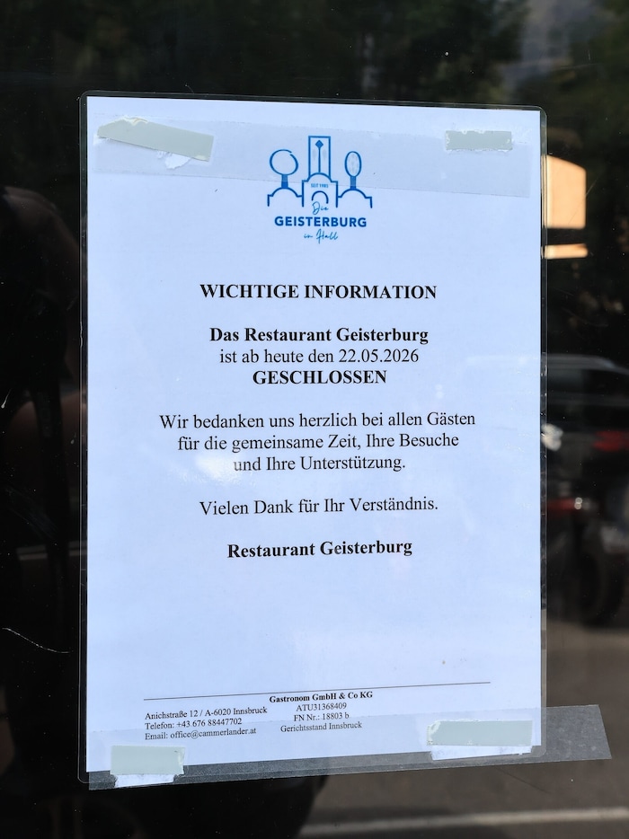 Das Gasthaus ist bereits seit Freitag geschlossen.