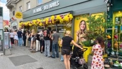 Großer Andrang bei der Fat Monk-Eröffnung in Graz.