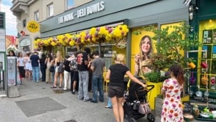 Großer Andrang bei der Fat Monk-Eröffnung in Graz.