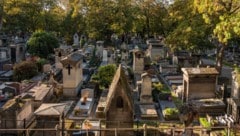 Der Friedhof im Pariser Viertel Montmartre