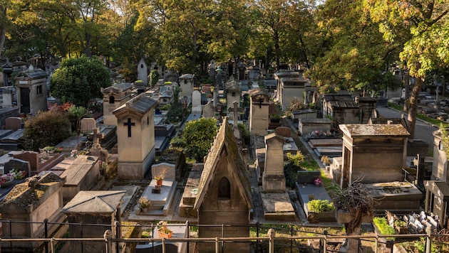 Der Friedhof im Pariser Viertel Montmartre