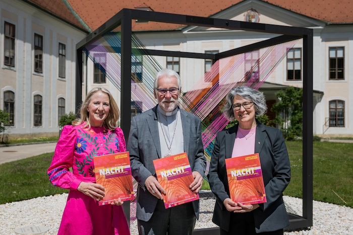 Vorfreude spüren Lange Nacht der Kirchen-Koordinatorin Iris Binder, Bischof Josef Marketz und ...