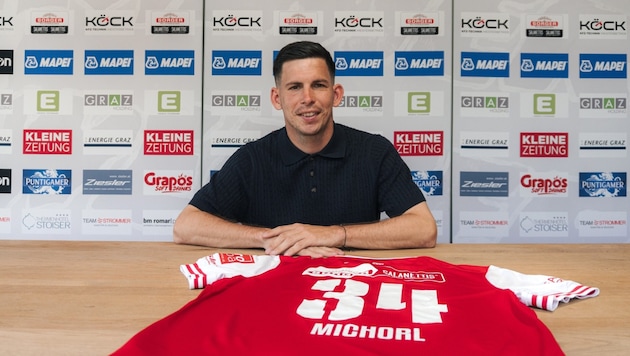 Peter Michorl unterschrieb für zwei Jahre beim GAK.