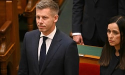 Ministerpräsident Péter Magyar und seine Außenministerin Anita Orbán