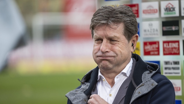 WAC-Boss Dietmar Riegler hatte heuer große Abstiegssorgen – jetzt droht ihm auch noch ...
