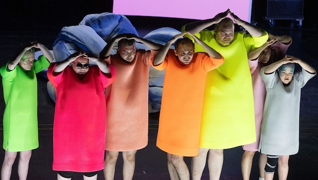 Mit dem Gastspiel von „Leichter Gesang“ aus Berlin wurde das Grazer Festival eröffnet.