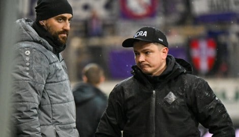 Atdhe Nuhiu (l.) ist bereits weg und auch um „Chef“ Ognjen Zaric gibt es aktuell Gerüchte.
