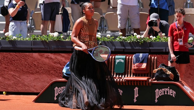 Naomi Osaka wirkte auf dem Tennisplatz wie auf dem Laufsteg.