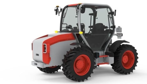 Der geplante E-Traktor soll dank Wechselbatterie 24/7 im Einsatz sein können.