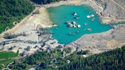 So sieht das Dorf Blatten in der Schweiz ein Jahr nach dem Bergsturz aus.