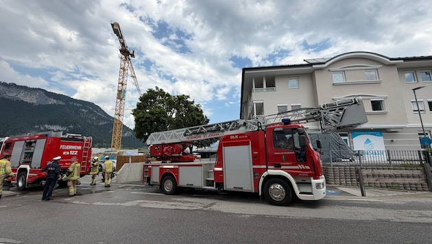 Die Feuerwehr St. Johann konnte den Brand schließlich ganz löschen.
