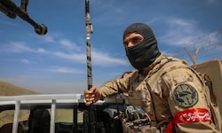 Ein Kämpfer der iranischen Revolutionsgarden