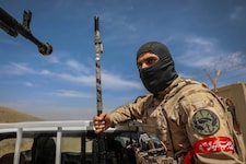 Ein Kämpfer der iranischen Revolutionsgarden