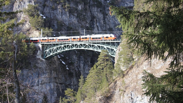 Die Karwendelbahn ist bis zum Freitagabend gesperrt.
