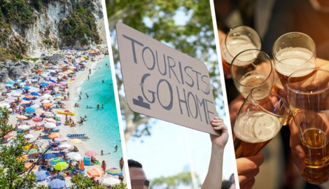 Massen an Urlaubern und Touristen, dagegen protestieren immer wieder sogar Einheimische ...