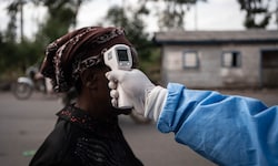 Präventive Körpertemperaturmesserung in der kongolesischen Provinz Nord-Kivu