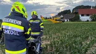 Die Feuerwehr Eichkögl barg das Motorrad