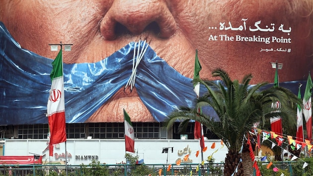 Die Mullahs porträtieren Trump in Teheran als schwachen Gegenspieler.