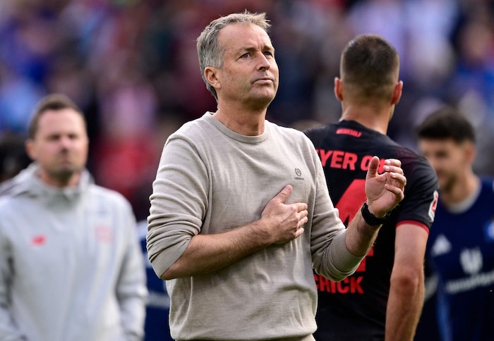 Kasper Hjulmand steht vor dem Aus in Leverkusen.