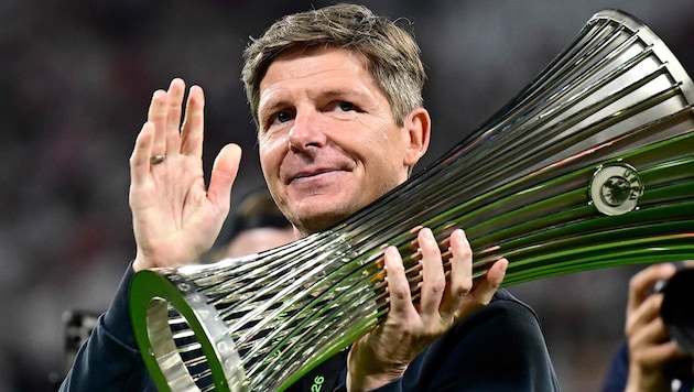 Mit Crystal Palace gewann Oliver Glasner die Conference League.