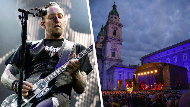 Heute treten die dänischen Rocker von Volbeat am Salzburger Residenzplatz auf