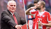 Bayern-Patron Uli Hoeneß (links) hat sich offenbar aktiv in die Vertragsverhandlungen mit Konrad ...