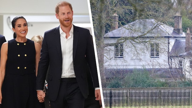 Meghan und Harry ließen Frogmore Cottage nach der Hochzeit nach ihren Wünschen umbauen. Sechs ...