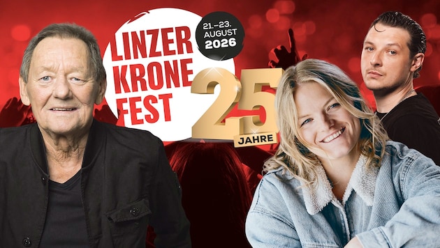 Wolfgang Ambros, Caro Fux und der Brite John Newman treten von 21. bis 23. August am Linzer ...
