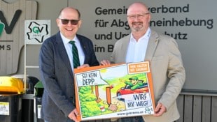 Roman Janacek (li.) und Gerhard Wildpert: „Leider gibt es noch Deppen, die ,Fenster auf und ...