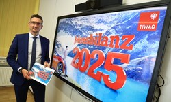 Vorstandsdirektor Kraxner präsentierte am Donnerstag die Bilanz.