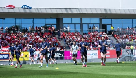 Viele Fans haben das öffentliche Training begeistert mitverfolgt …
