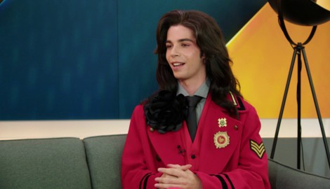 GNTM-Kandidat Alexavius im krone.tv-Talk