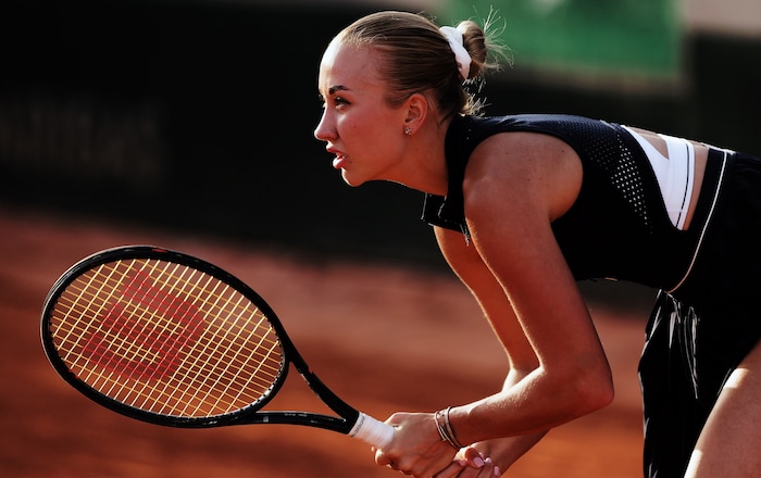Potapova dominated on the return.