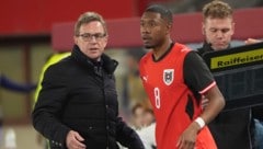 Teamchef Ralf Rangnick und sein Kapitän David Alaba sind bereit für die WM. 