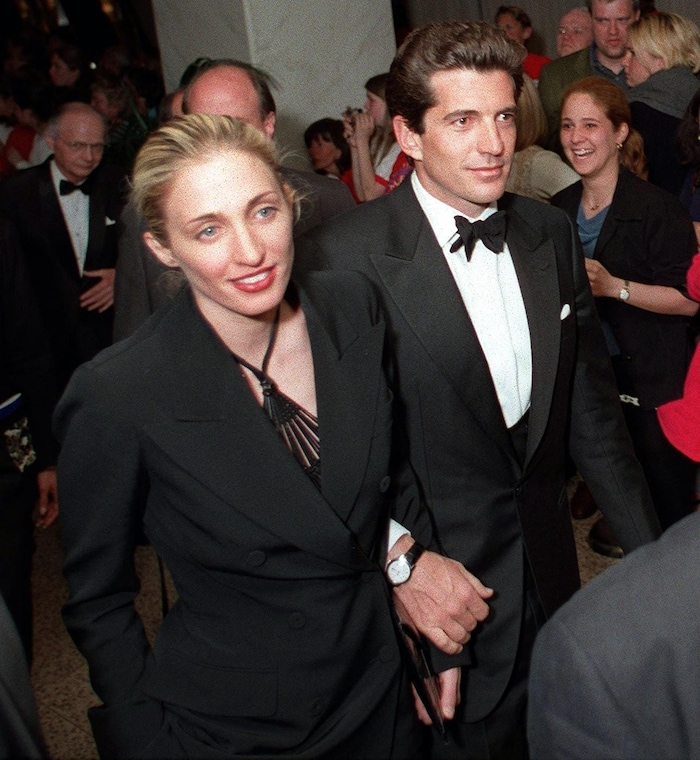 John F. Kennedy Jr. mit seiner Ehefrau Carolyn Bessette