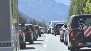 Auf der Inntalautobahn kam es wegen des Unfalls zum Stau.