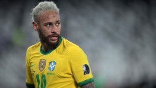 Neymar zog sich eine Wadenverletzung zu. 
