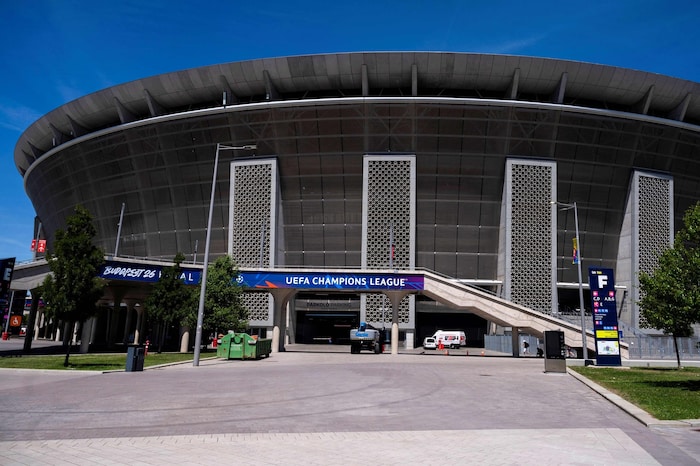 Die Puskas Arena in Budapest: Hier wird heute der Champions-League-Sieger gekürt.
