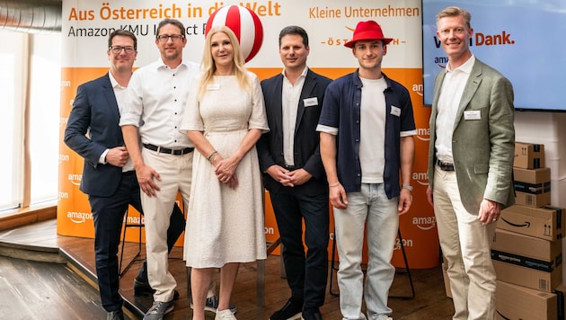 Moderator Martin Giesswein, Stefan Friedrich (Bioblo), Iris Thalbauer (WKO), Lukas Grubauer ...